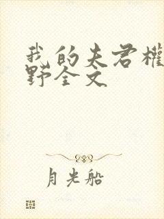 我的夫君权倾朝野全文