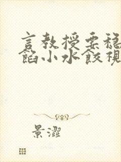 言教授要稳住肉馅小水饺视频