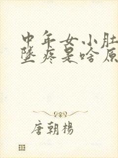 中年女小肚子下坠疼是啥原因