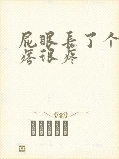 屁眼长了个硬疙瘩很疼封面