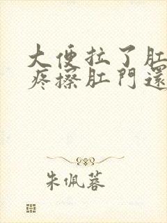 大便拉了肛门口疼擦肛门还有血