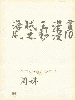 海贼王漫画连载风之动漫1019情报封面