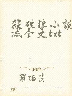 杀破狼小说未删减全文txt