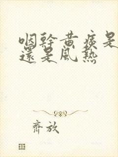 咽干黄痰是风寒还是风热