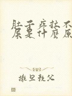 肚子疼拉不出来屎是什么原因