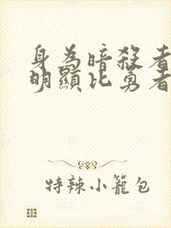 身为暗杀者的我明显比勇者还强小说封面