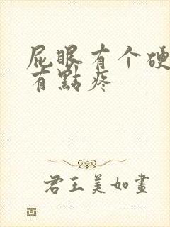 屁眼有个硬疙瘩有点疼