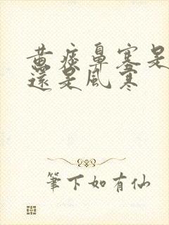 黄痰鼻塞是风热还是风寒封面