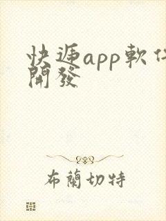 快递app软件开发