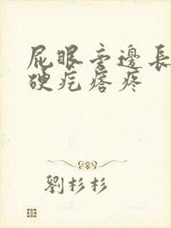 屁眼旁边长了个硬疙瘩疼封面