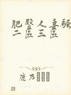 肥臀人妻骚一区二区三区