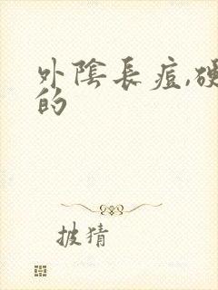 外阴长痘,硬硬的