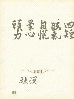 头晕目眩四肢无力心慌气短浑身冒冷汗封面