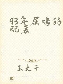 93年属鸡的婚配表