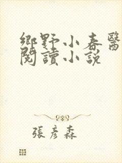乡野小春医免费阅读小说封面