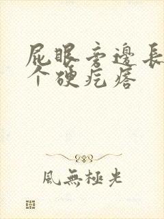 屁眼旁边长了一个硬疙瘩