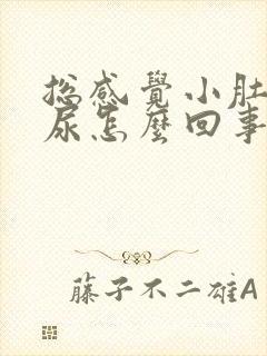 总感觉小肚子有尿怎么回事