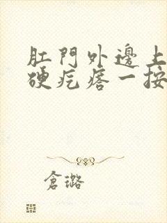 肛门外边上一个硬疙瘩一按疼封面