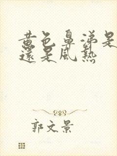 黄色鼻涕是风寒还是风热