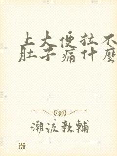 上大便拉不出来肚子痛什么原因