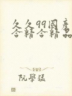 久久99国产综合精合精品封面