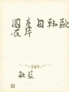 国产日韩欧美午夜片封面