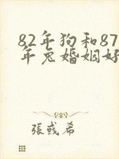 82年狗和87年兔婚姻好不好