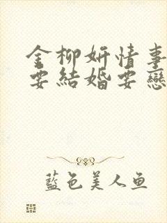 金柳妍情事:不要结婚要恋爱封面