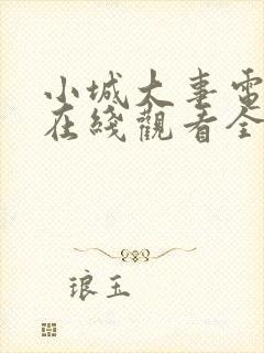 小城大事电视剧在线观看全集35集