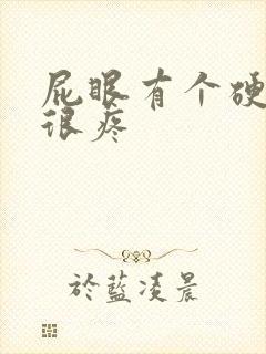 屁眼有个硬疙瘩很疼