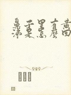 鼻子里有黄脓鼻涕是怎么回事