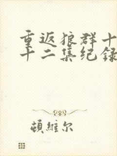 重返狼群十周年十二集纪录片完整版