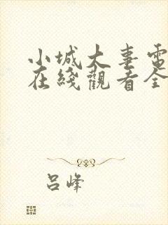 小城大事电视剧在线观看全集37集