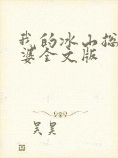 我的冰山总裁老婆全文版