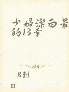 少妇洁白最刺激的13章封面