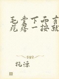 毛囊下面有个硬疙瘩一按就疼痒