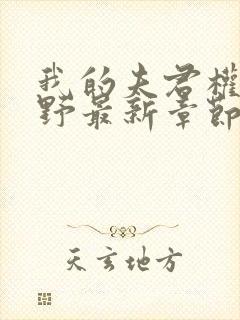 我的夫君权倾朝野最新章节无弹窗