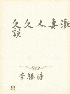 久久人妻激情小说