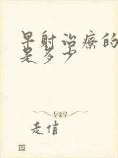 早射治疗的费用是多少