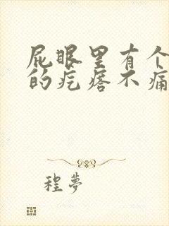 屁眼里有个硬硬的疙瘩不痛不痒