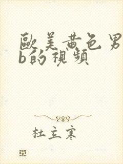 欧美黄色男女插b的视频封面