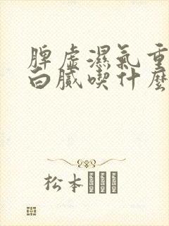 脾虚湿气重舌苔白腻吃什么