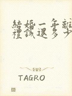 结婚一年离婚彩礼钱退多少钱