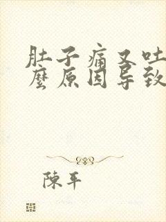 肚子痛又吐是什么原因导致的