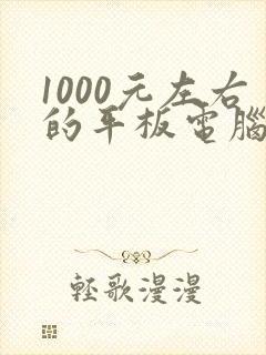 1000元左右的平板电脑哪个牌子比较好