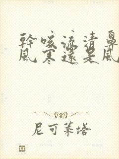 干咳流清鼻涕是风寒还是风热封面