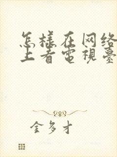 怎样在网络电视上看电视台节目