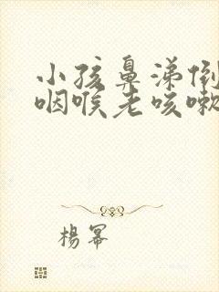 小孩鼻涕倒流到咽喉老咳嗽封面