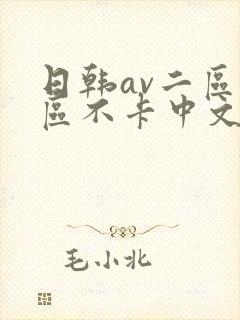 日韩av二区三区不卡中文字幕