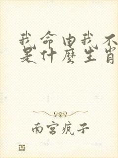 我命由我不由天是什么生肖封面